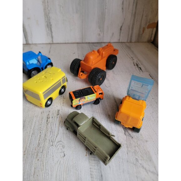 School bus tractor farm vehicles toy accessory set work diego - Picture 6 of 9